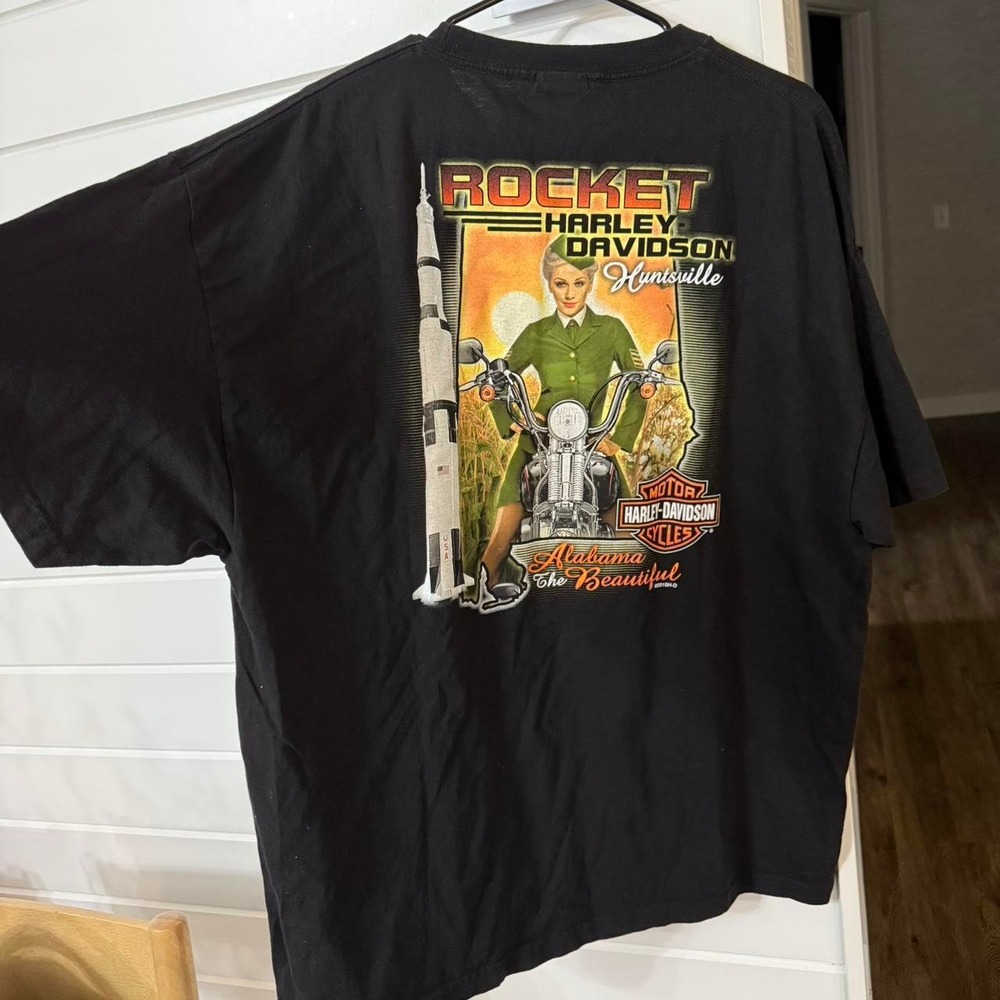 Harley-Davidson "Rocket City" T-shirt from Huntsville, Alabama